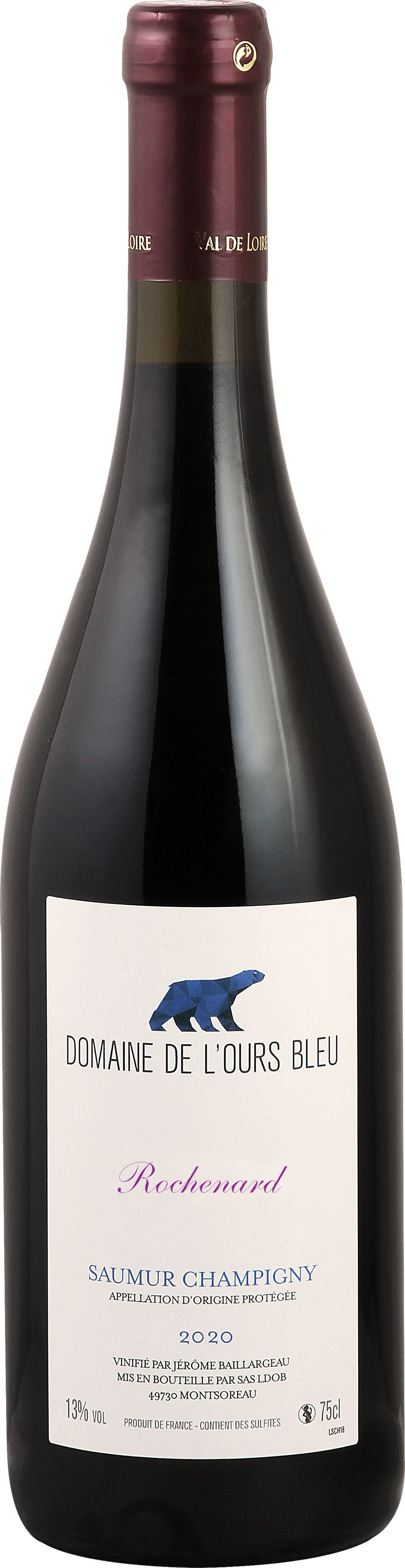 Vin saumur-champigny rouge BIO 2021 